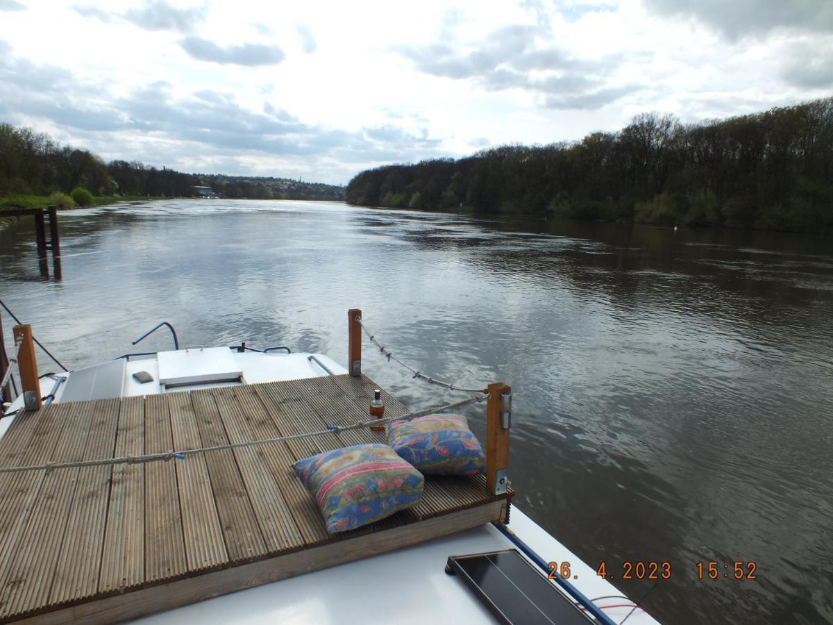 Zouw Hausboat Zakotven -Pouze Ubytovani Roudnice nad Labem Dış mekan fotoğraf